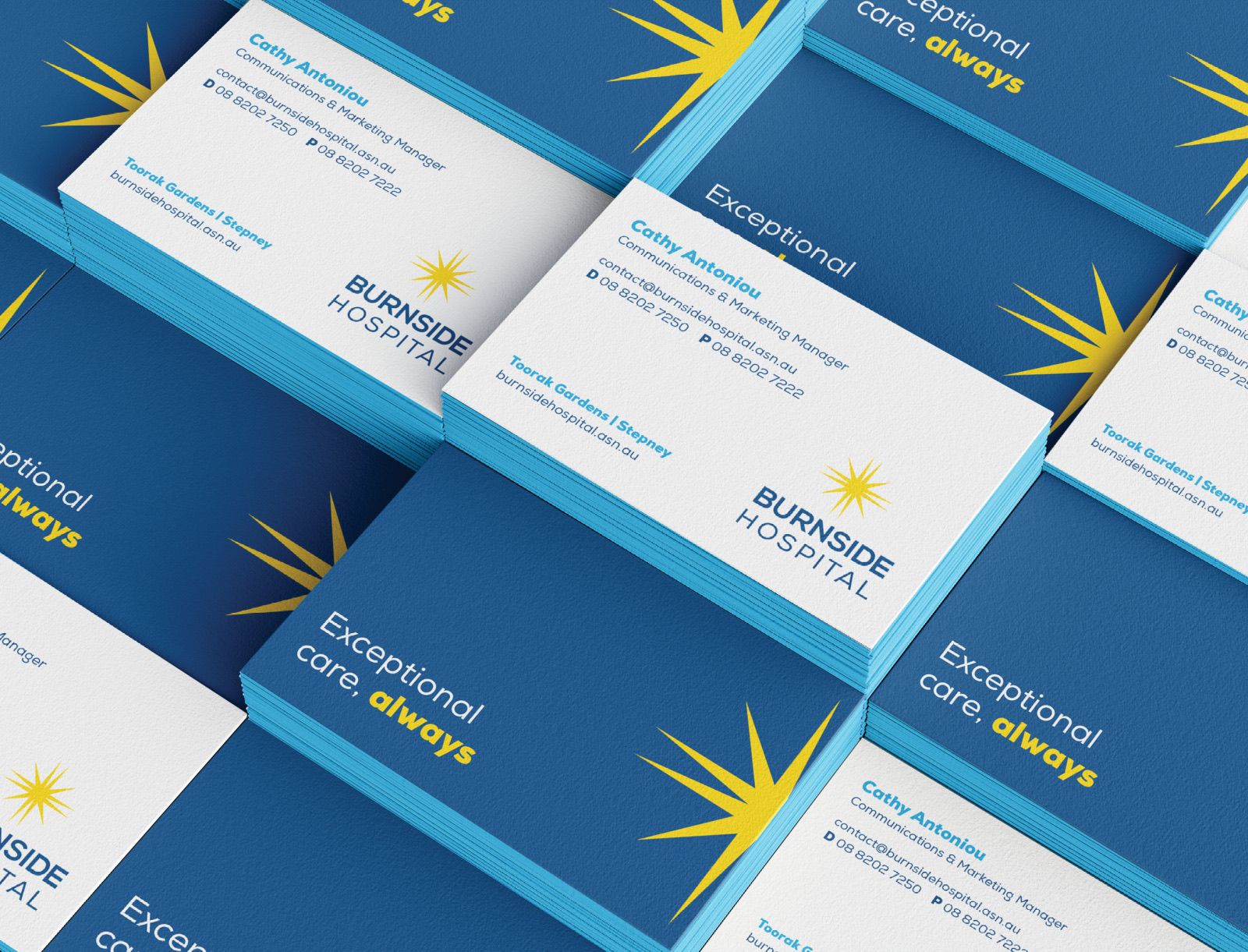 Burnside Hospital specialist campaign brand materials